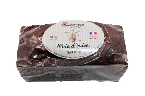 CARTON DE 12 PAINS D'EPICES 250G NATURE 48% MIEL