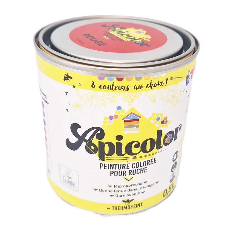 PEINTURE RUCHE ROUGE