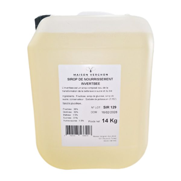 SIROP DE NOURRISSEMENT INVERTBEE JERRICAN DE 14KG - Maison Vergnon ...