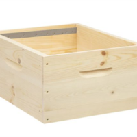 (SUR COMMANDE) CORPS BOIS LANGSTROTH 10 CADRES BANDE LISSE