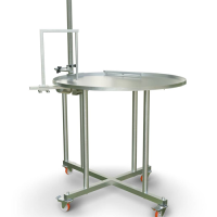 (SUR COMMANDE) TABLE TOURNANTE INOX POUR DOSEUSE FILL UP (DIAM 100CM)