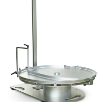 (SUR COMMANDE) TABLE TOURNANTE INOX POUR DOSEUSE FILL UP SANS PIED (DIAM 65CM)