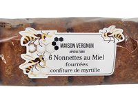 NONNETTE FOURREES A LA MYRTILLE (sachet de 200g)