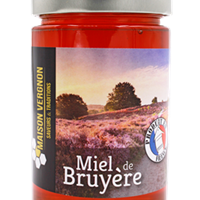 POT DE MIEL DE BRUYERE DE FRANCE à l'unité 375g
