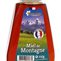 SQUEEZER DE MIEL DE MONTAGNE DE FRANCE à l'unité 350g