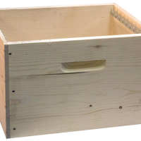 (SUR COMMANDE) CORPS BOIS TENONS DADANT 10 CADRES CRYPTOMERIA